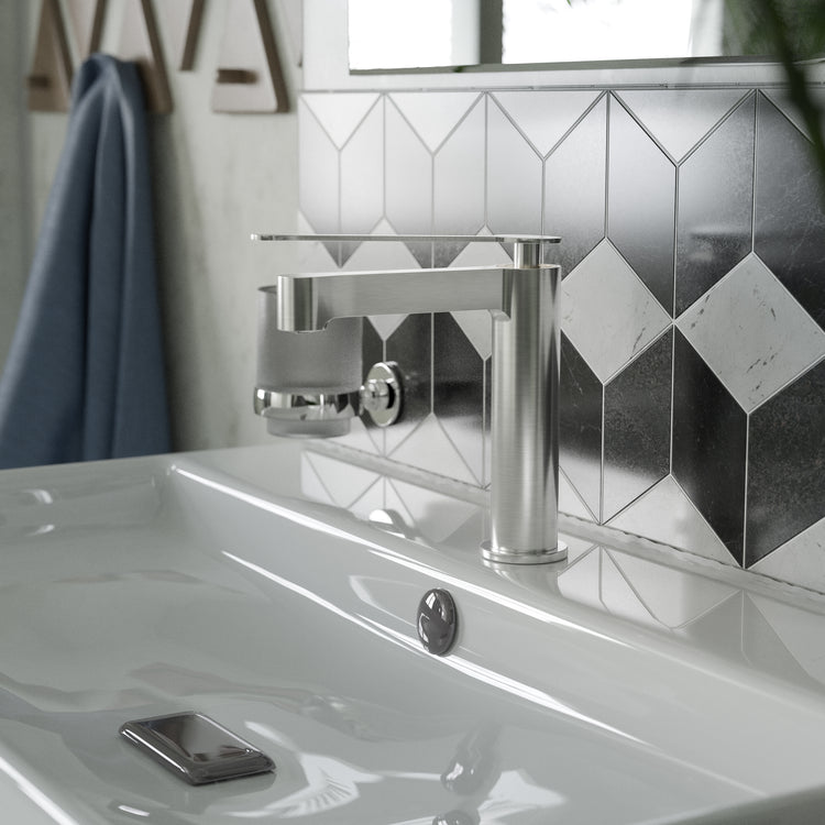 LussoVita Basin Mixer - Brushed Nickel