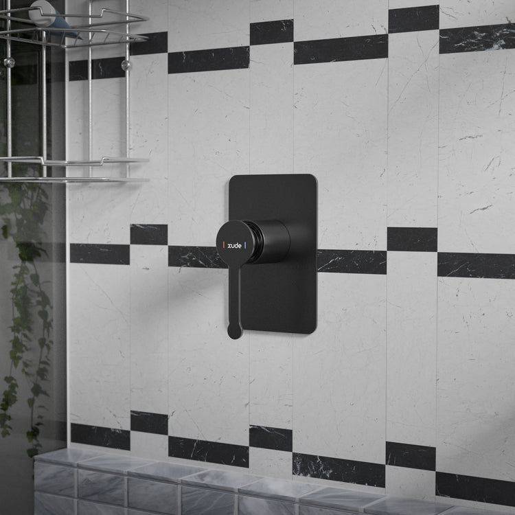 LussoVita Shower/Bath Mixer - Matt Black
