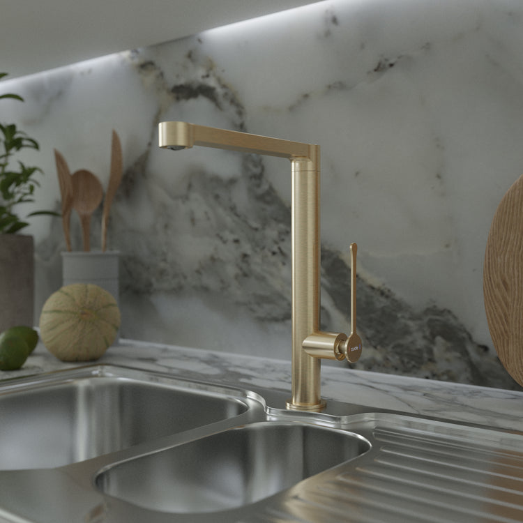 LussoVita Kitchen Mixer - Matt Gold