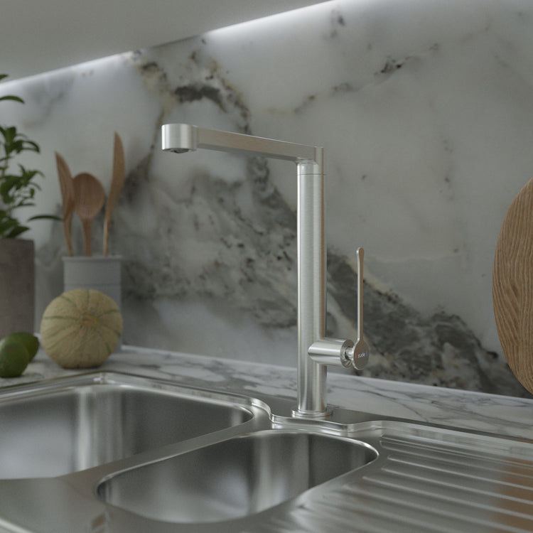 LussoVita Kitchen Mixer - Brushed Nickel
