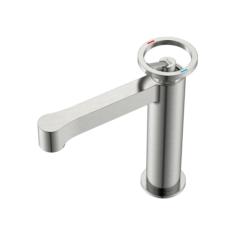 LussoVita Basin Mixer - Brushed Nickel