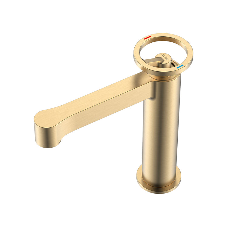 LussoVita Basin Mixer - Matt Gold