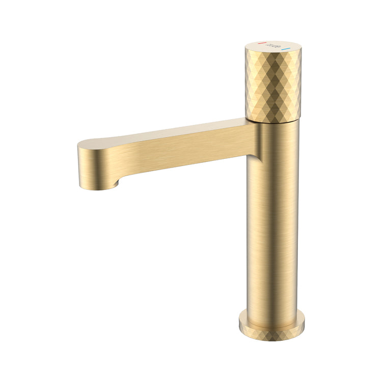 LussoVita Basin Mixer - Matt Gold