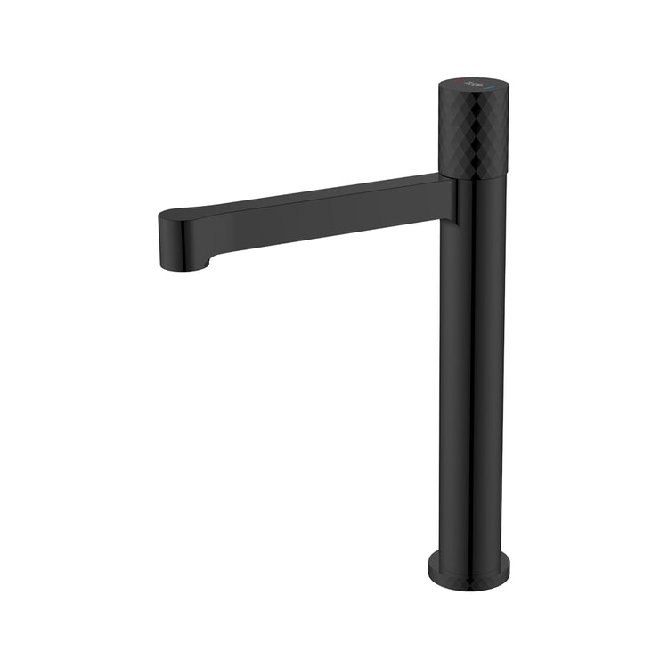 LussoVita Tall Basin Mixer - Matt Black