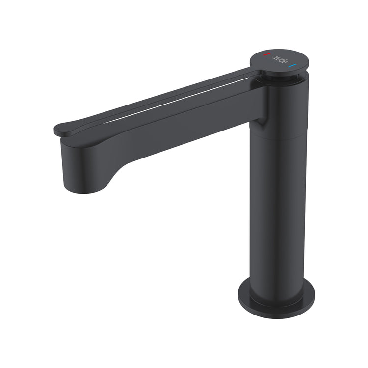 LussoVita Basin Mixer - Matt Black