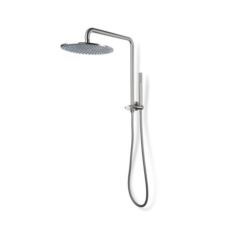 Brass 250mm Rain Shower - Brushed Nickel