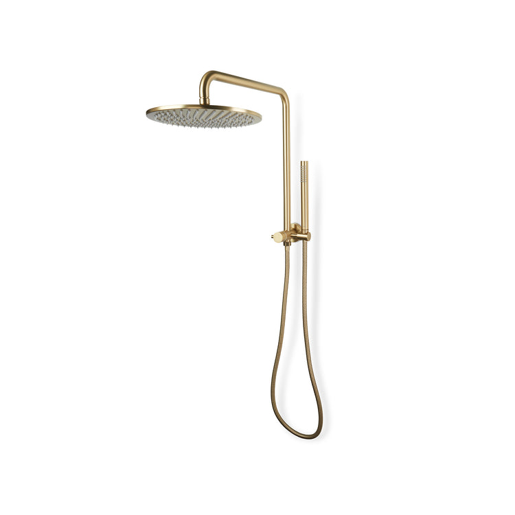 Brass 250mm Rain Shower - Matt Gold