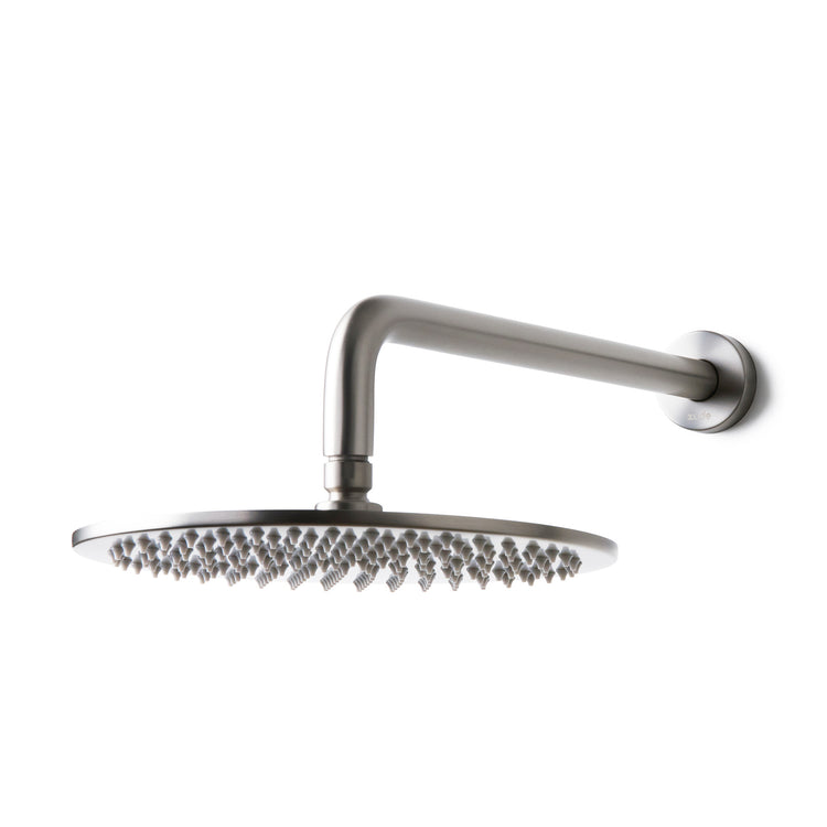 Brass 250mm Rain Shower - Brushed Nickel