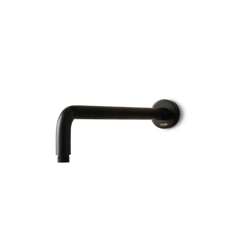 Brass Horizontal/Wall Shower Arm - Matt Black
