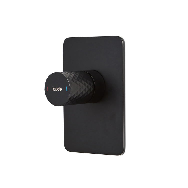 LussoVita Shower/Bath Mixer - Matt Black