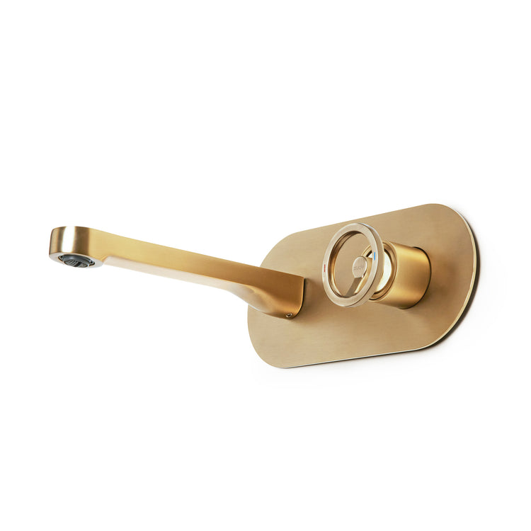 LussoVita Wall Mixer - Matt Gold