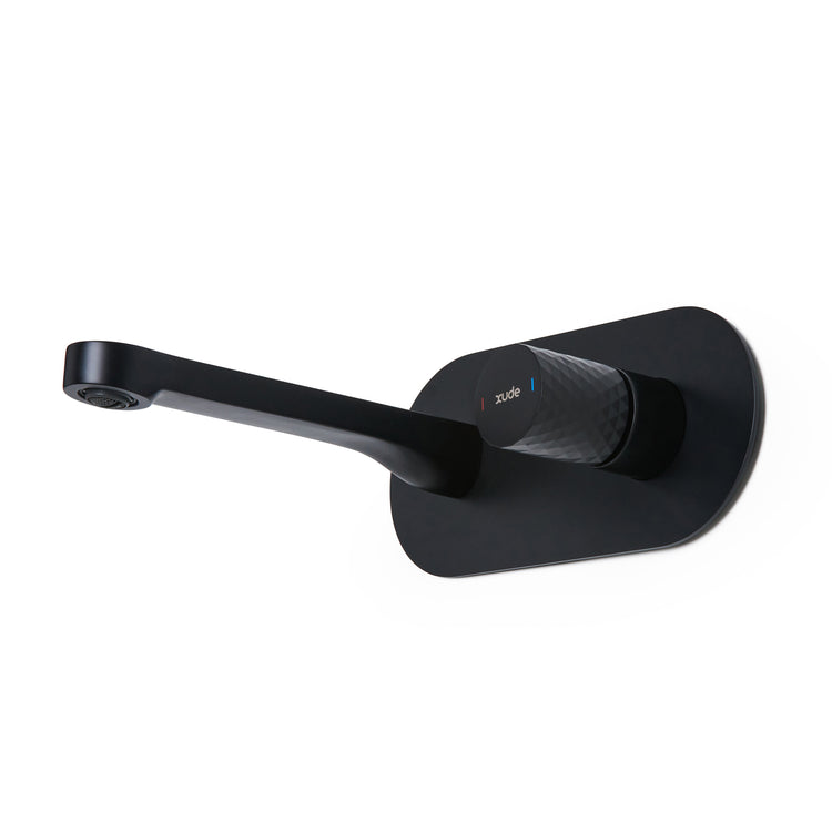 LussoVita Wall Mixer - Matt Black