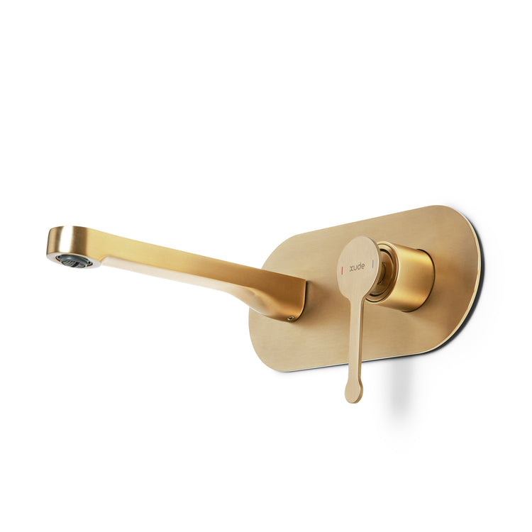 LussoVita Wall Mixer - Matt Gold