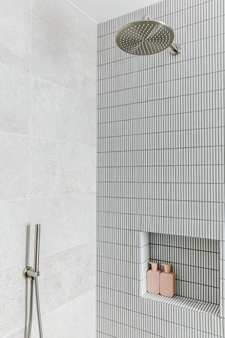 Brass Horizontal/Wall Shower Arm - Brushed Nickel