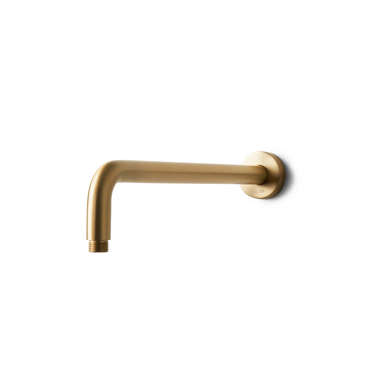 Brass Horizontal/Wall Shower Arm - Matt Gold
