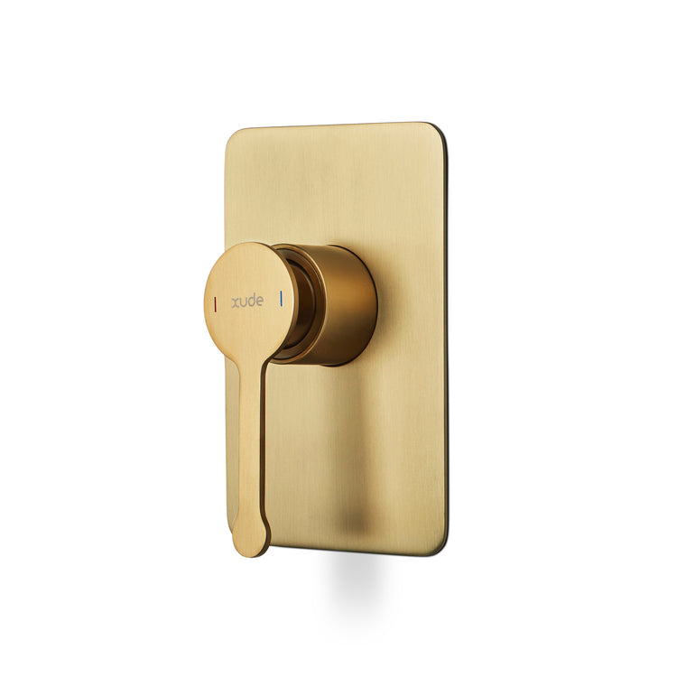 LussoVita Shower/Bath Mixer - Matt Gold